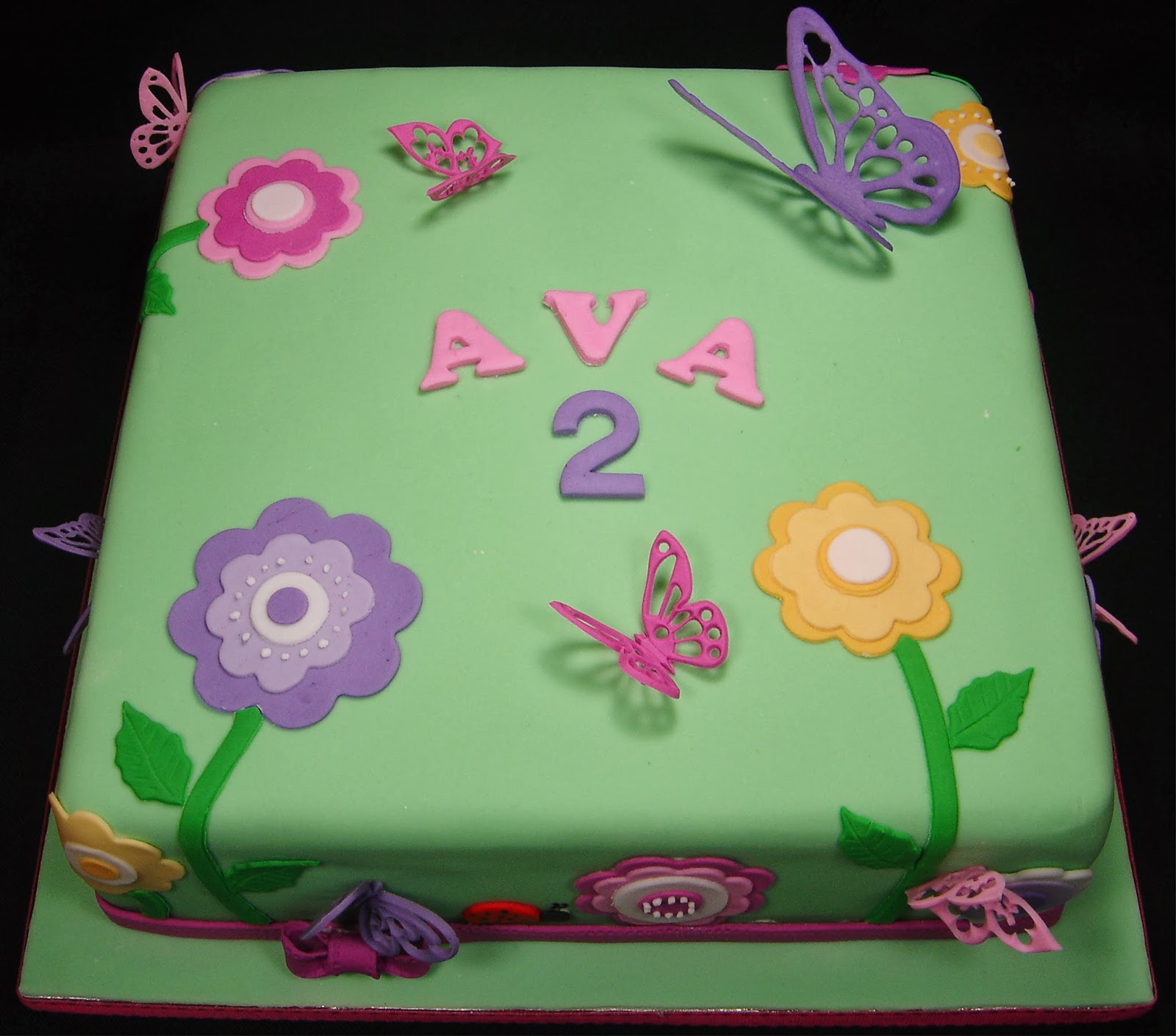 Cake till u drop Flower and Butterfly cake