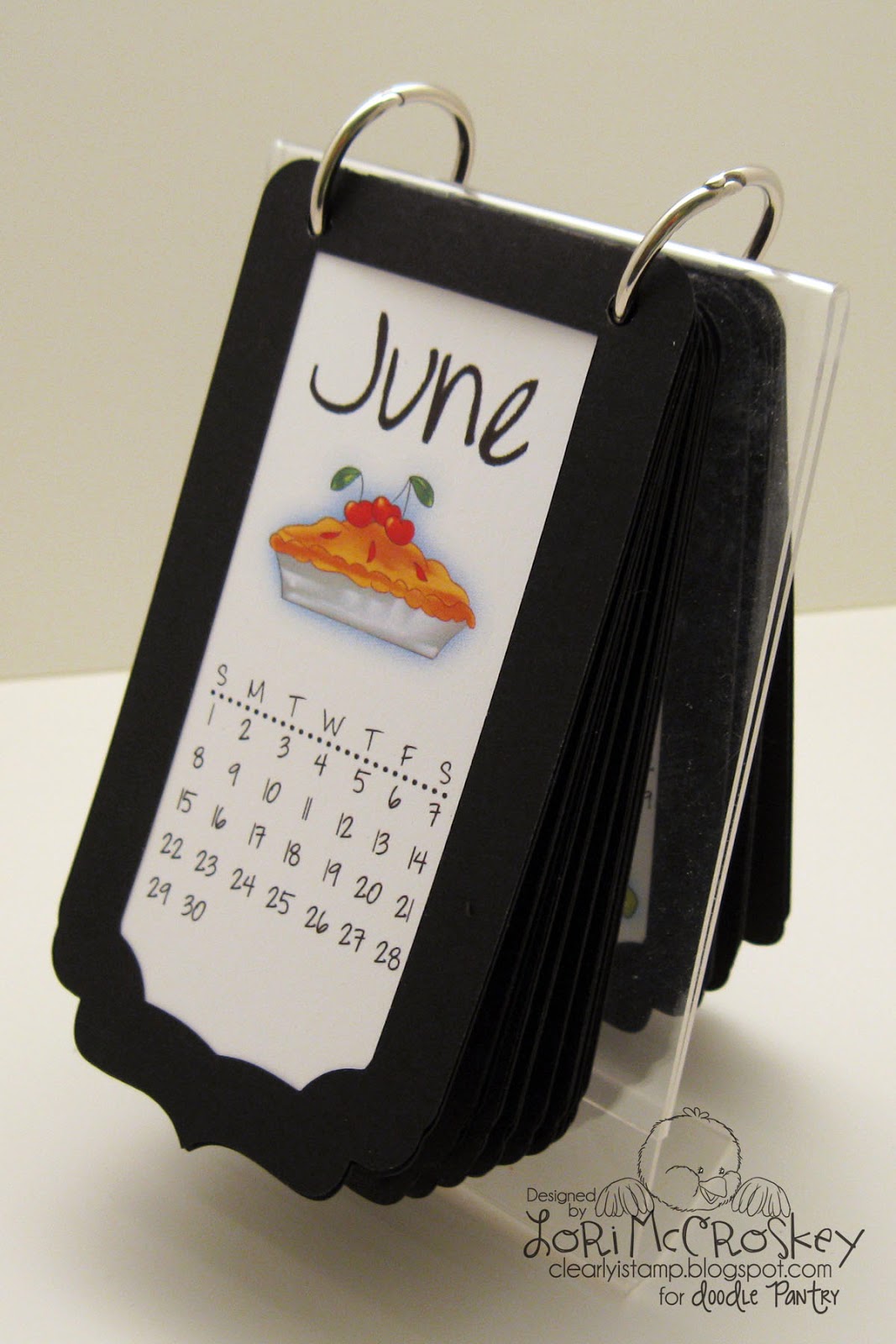 Clearly iStamp Make your own flip calendar with Mini Calendar/Flip