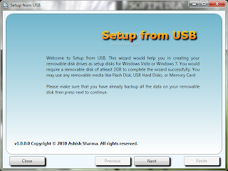 Aplikasi Setup From USB 1.0.0