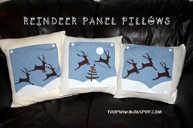 Reindeer Pillows from Tales of a Trophy Wife Something pretty