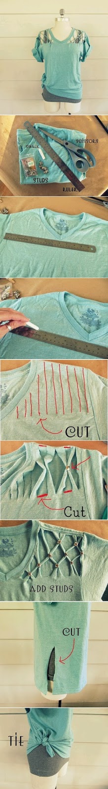 How To Make a Studded T-Shirt 