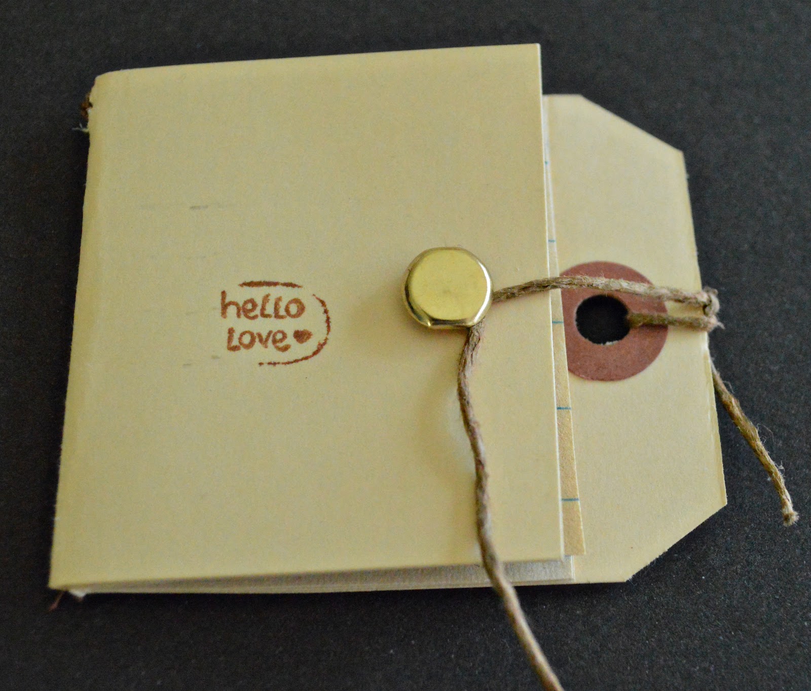 Maize Hutton How To Make Hang Tag Notebooks DIY