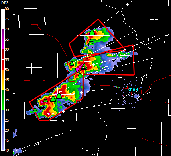 Justin's Indiana Weather Blog Storms Popping In Iowa!