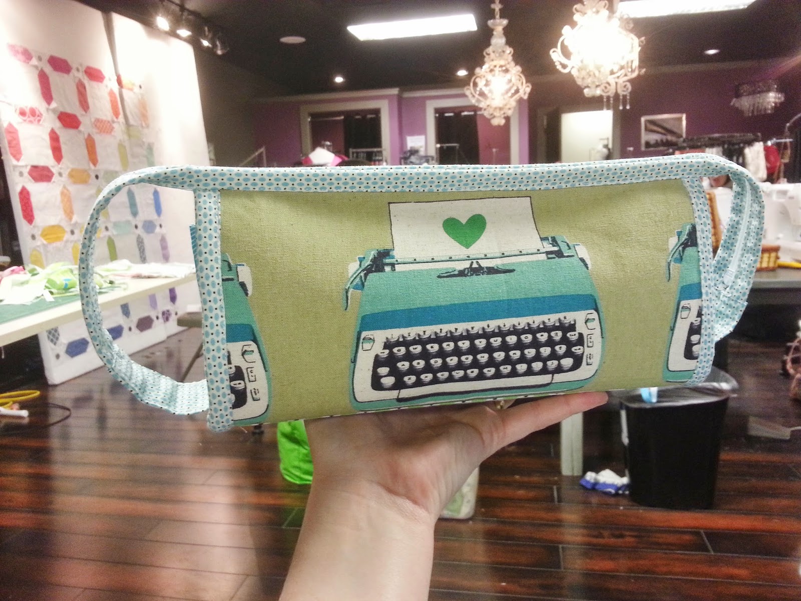 Sew Together Bag retreat view Aqua Sew Together Bag
