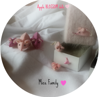 Pink Mice Family