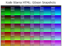 Kumpulan Kode Warna HTML