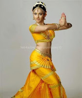 Anushka, shetty, hot, navel, in, classical, dress