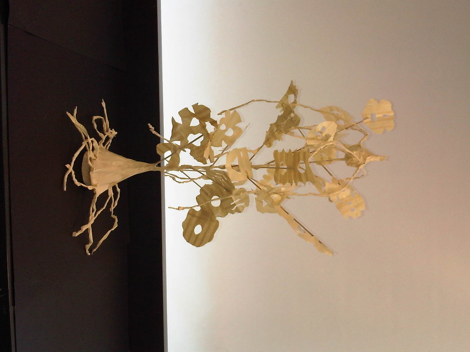 Dominic Changing the Meaning Masking Tape Sculpture