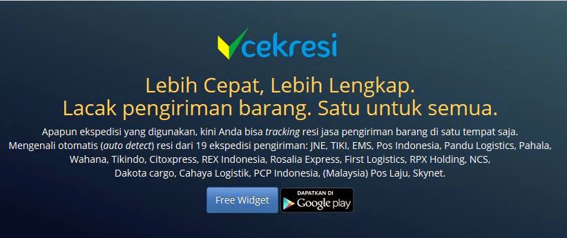 Cara Cek Nomor Pengiriman Barang Semua Ekspedisi Dalam Satu Web