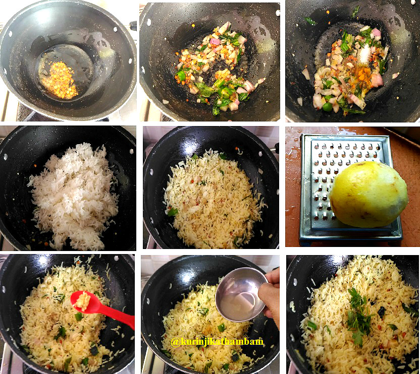 Lemon Rice with Lemon Zest Kurinji Kathambam