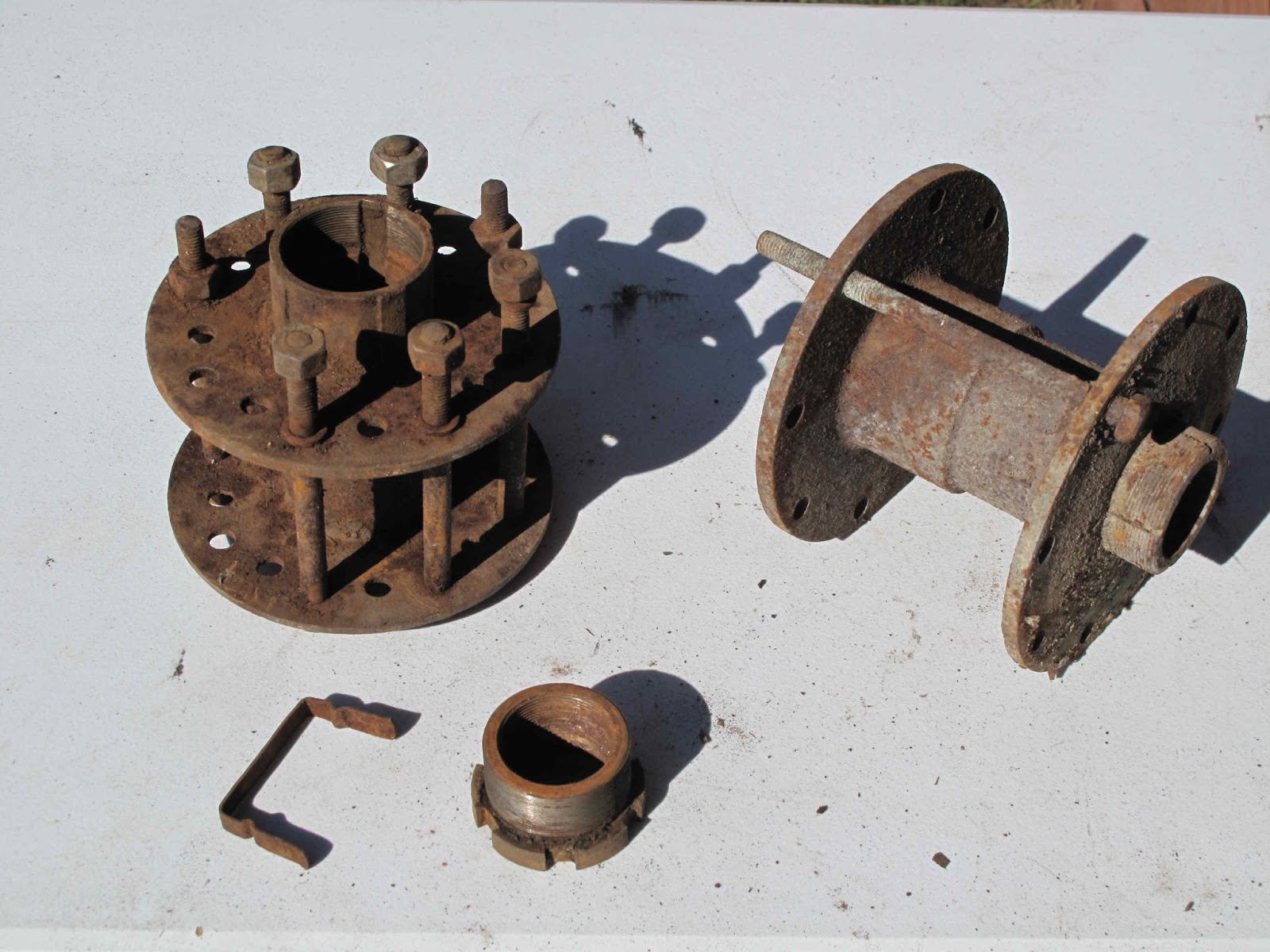 Curtiss OX5 Rebuild Old Metric Propeller Hub For Wood Propeller