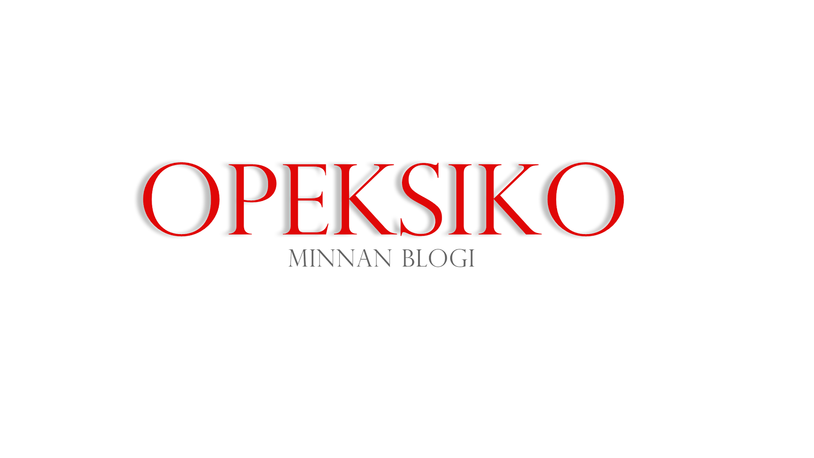 Opeksiko - Minnan blogi