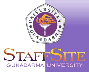 Website Staff di Universitas Gunadarma
