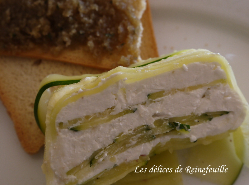 Terrine de courgettes au chévre