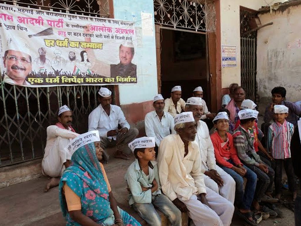 Before I Could Ask Them Anything The Duo Walks Up To Me And Say There Are A 1000 Kejriwals In Ghoghalgaon We Greet Each Other As Such Before I Could Ask Them Anything The Duo Walks Up To Me And Say There Are A 1000 Kejriwals In Ghoghalgaon We Greet Each Other As Such