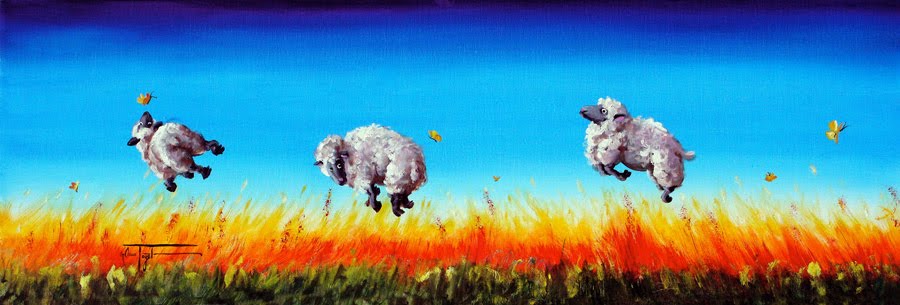 SHEEP INCOGNITO by american artist Conni Togel