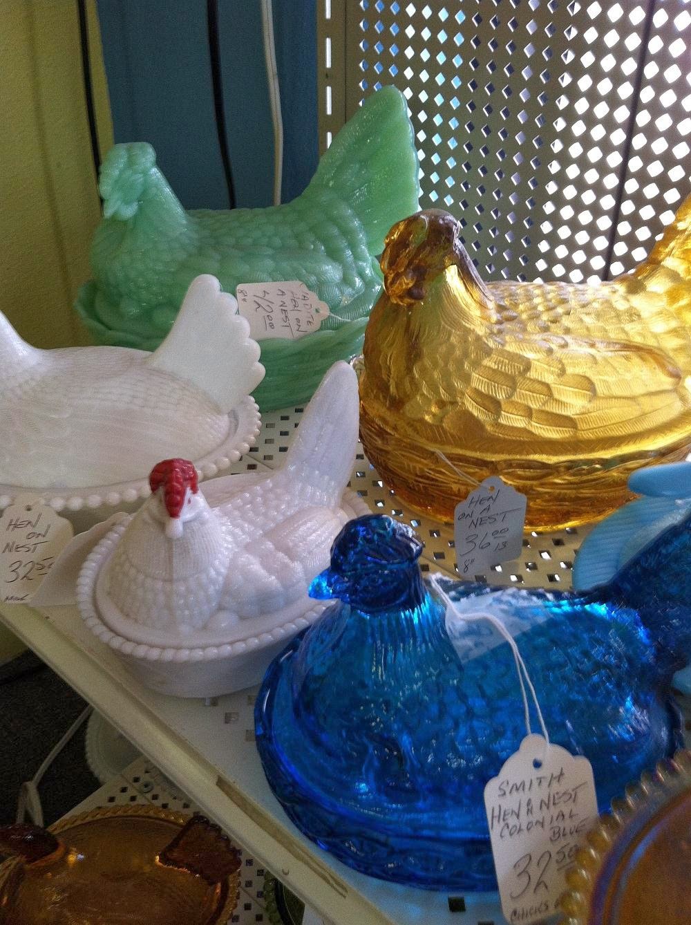 Collectibles Candy Dish Trinket Dish Westmoreland Milk Glass Chicken