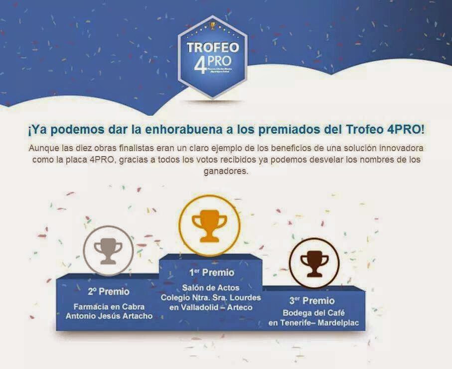 TROFEO 4PRO PLACO-3er. Puesto