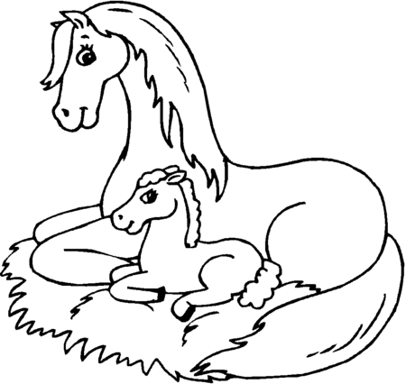 Kids Colorings Pages on Free Printable Horses Coloring Pages For Kids    Disney Coloring Pages