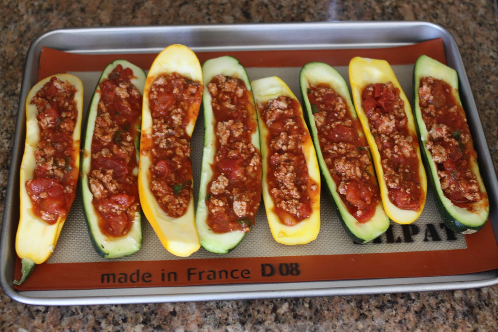 The Larson Lingo Zucchini & Squash Boats