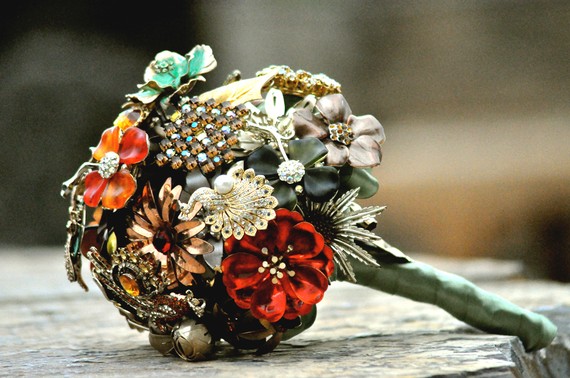 I am making a brooch bouquet How amazing is that I want bright colors