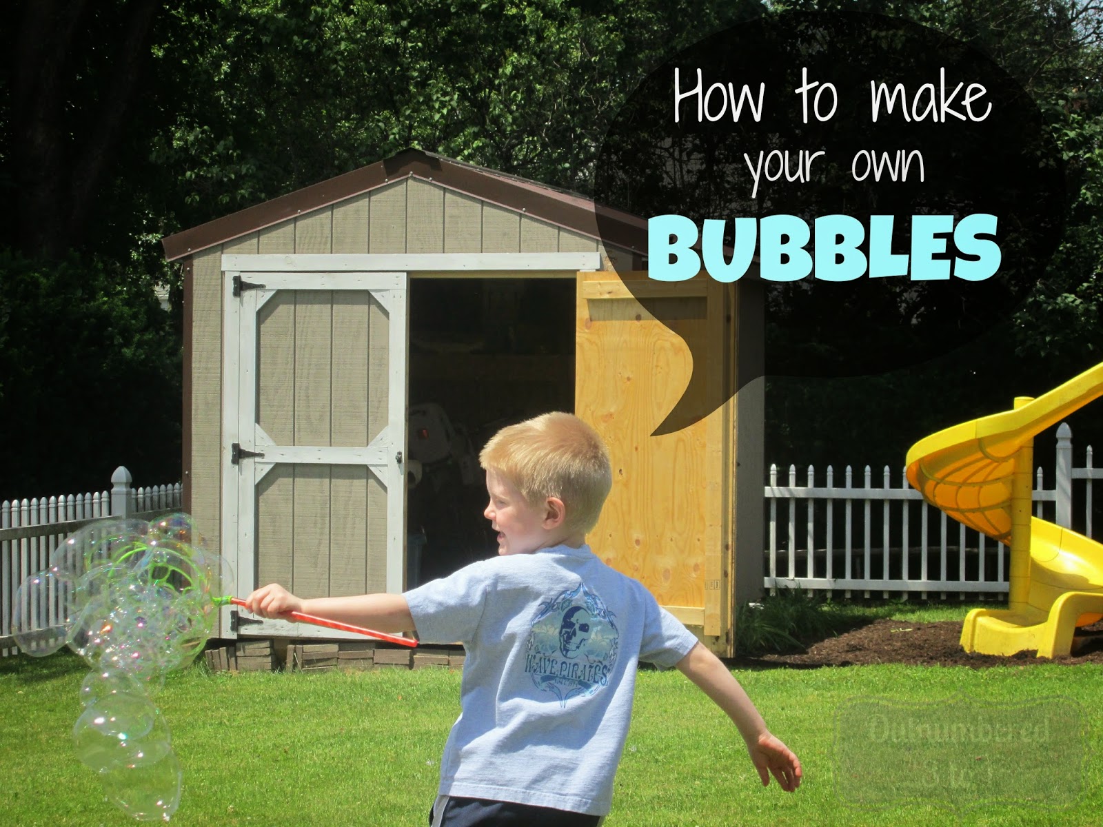 DIY How to Make Your Own BUBBLES Outnumbered 3 to 1