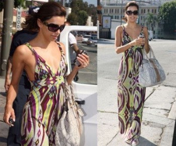 Celebrity Dress on Celebrity Look In Maxi Dresses Fashion