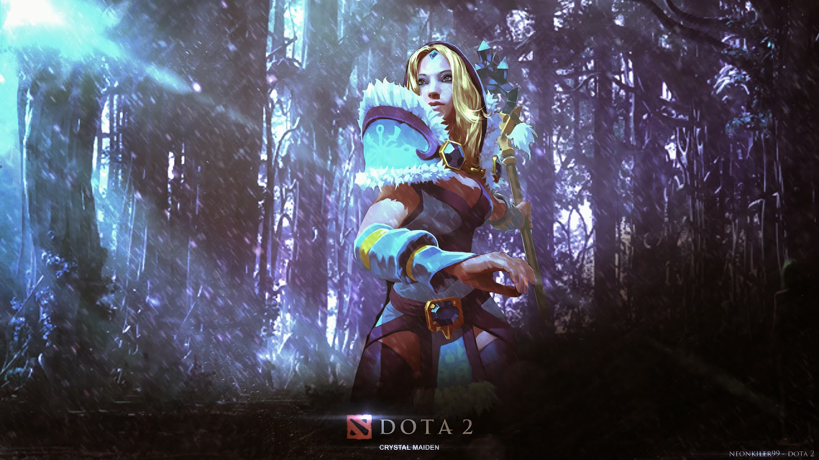 Dota 2 Wallpapers Dota 2 Wallpaper Rylai The Crystal Maiden By