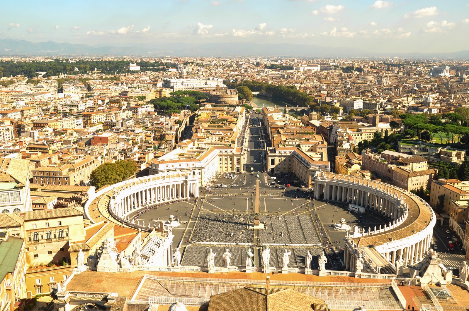 Vatican view from St. Peter's chappel