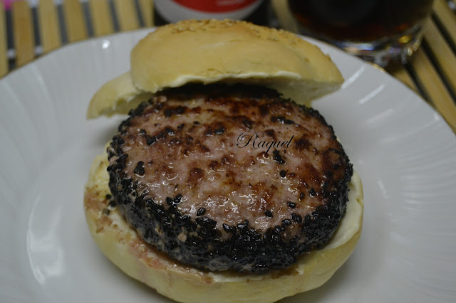 Hamburguesas De Luxe Rellena De Queso De Cabra
