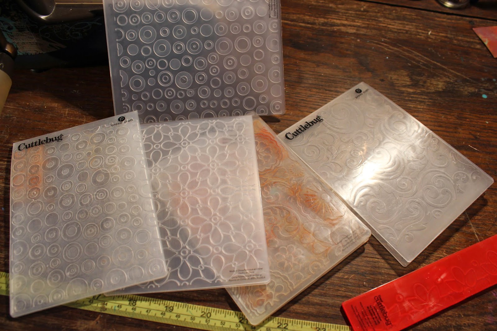 Art Bead Scene Blog Embossing Metal Using the Vintaj Big Kick