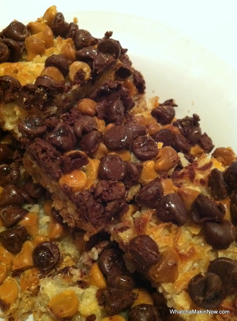 Whatcha Makin' Now? Magic Bars Coconut, Chocolate Chips