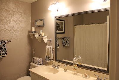 How To Frame A Bathroom Mirror Easy Diy Project