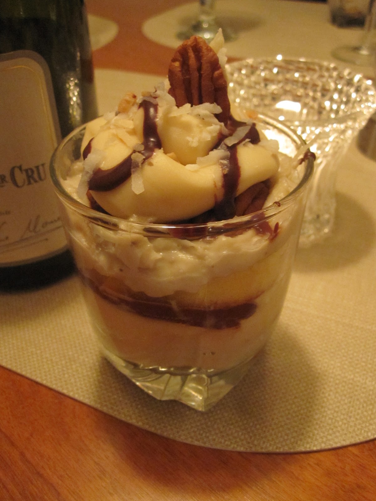 tdb Rum and Caramel Banana Cream Trifle