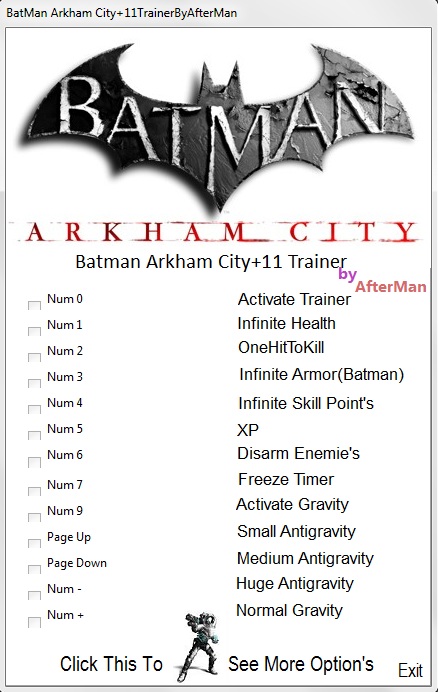 Gametrainers Saves Free Download Batman Arkham City