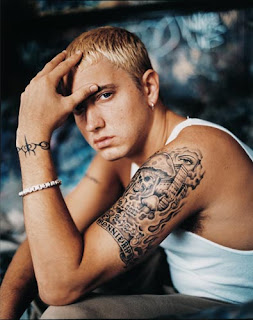 Eminem Tattoo on His Back