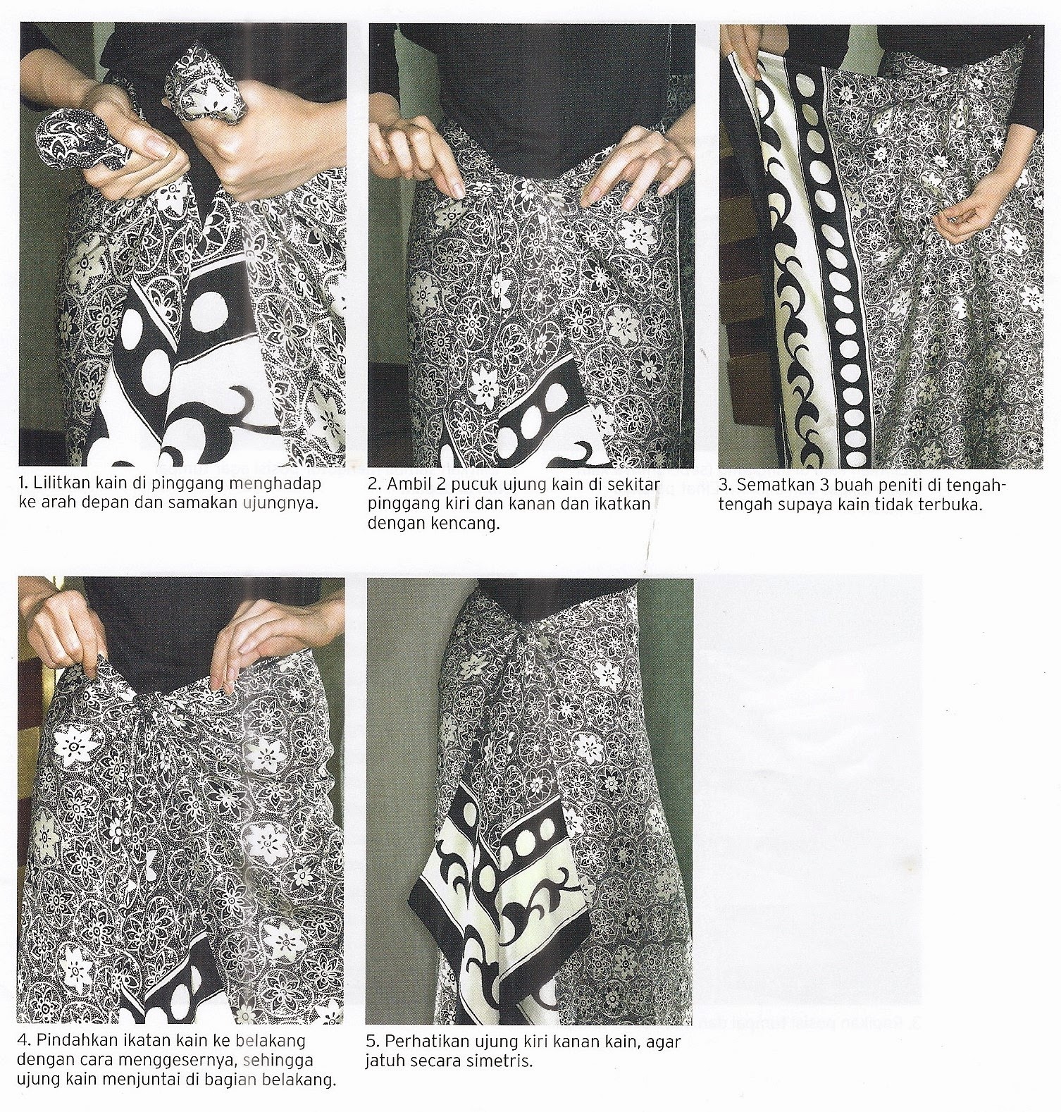 CaraCara Memakai Kain, dengan Mengutamakan Keserasian