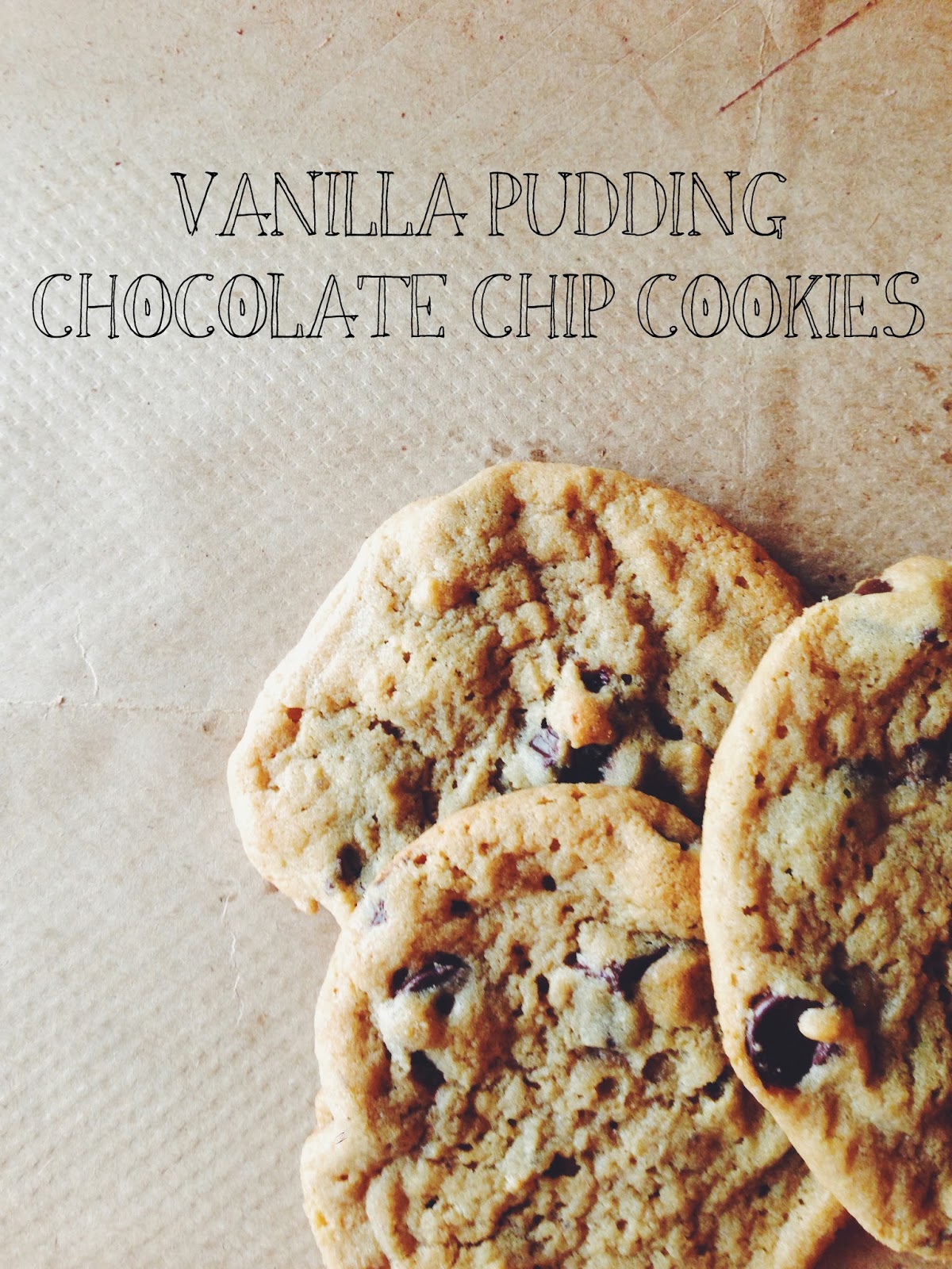 HappyCandido Vanilla Pudding Chocolate Chip Cookies