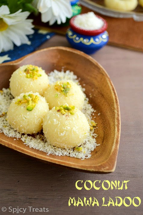 Coconut Mawa Ladoo