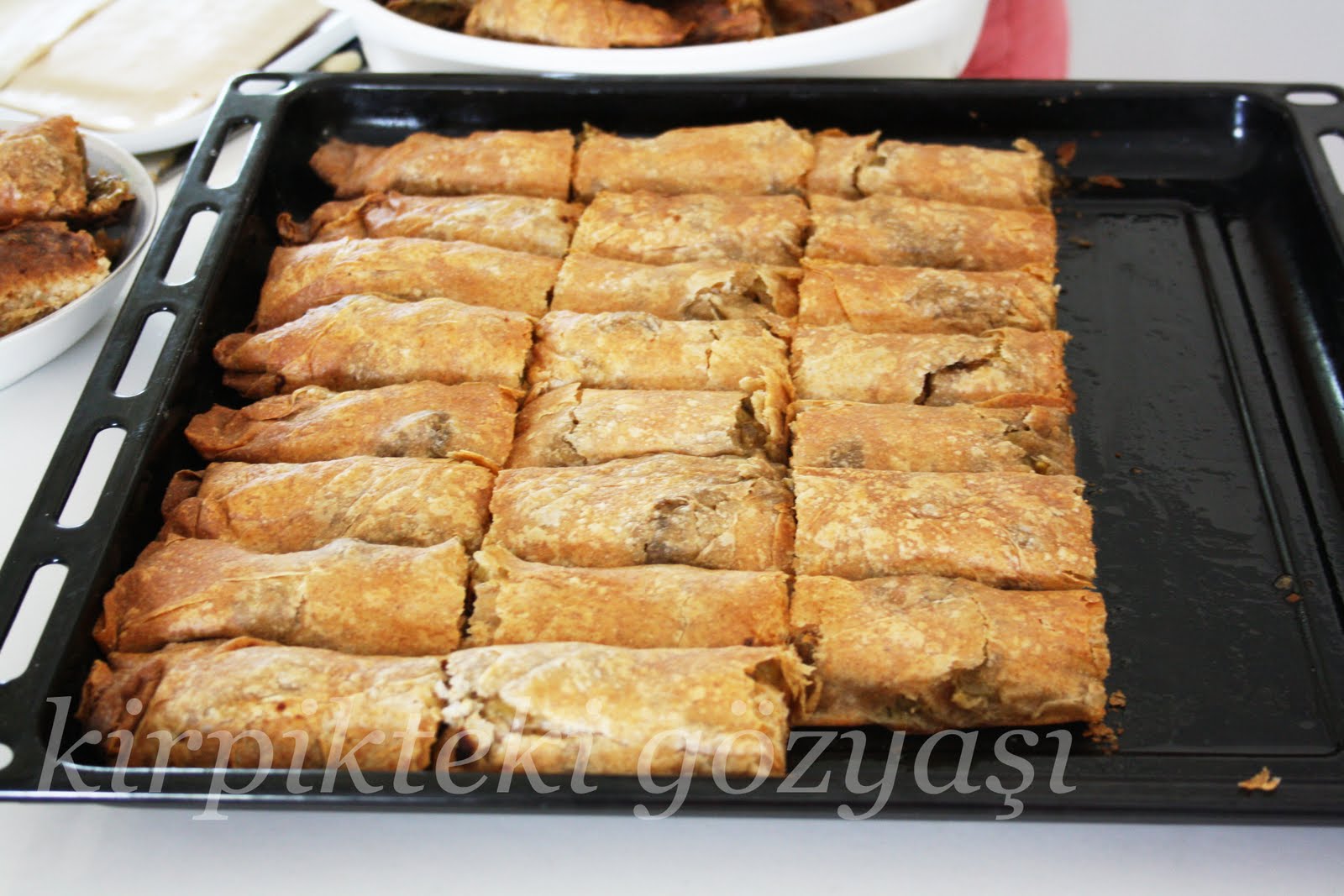 Kirpikteki Gözyaşı Tam Buğday Unlu Patlıcanlı Börek