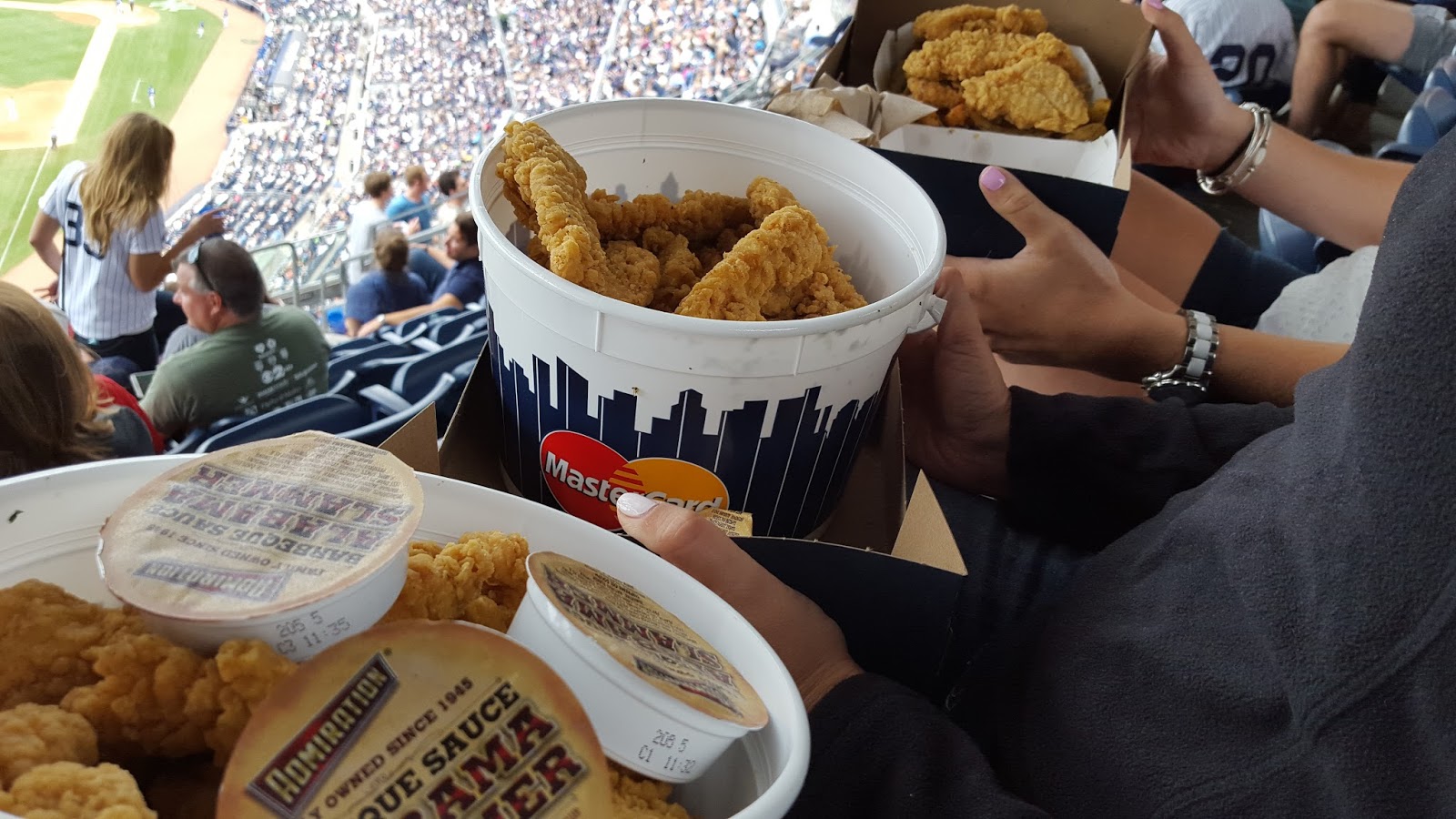 Traveling Baseball Babes TBB's First Yankees' Double Header Ends in