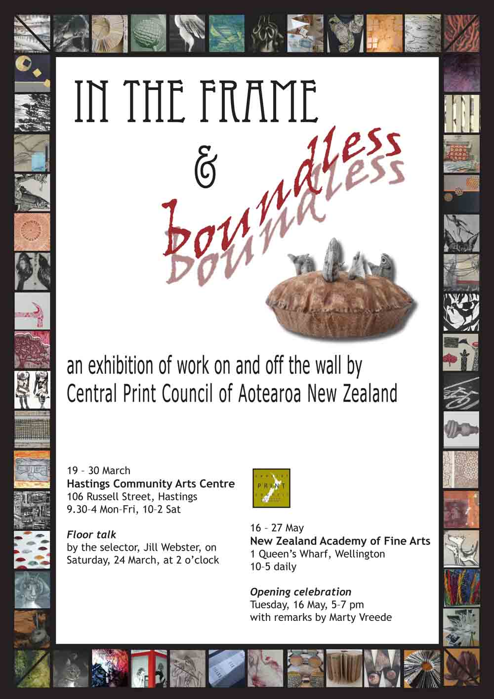 New Zealand Printmakers Boundless / In the Frame, 1627May, Wellington