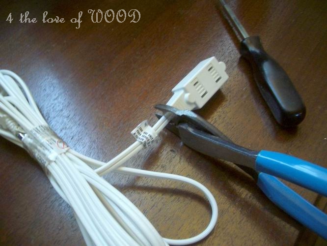 4 the love of wood SWITCH YOUR LIGHT cord switch install tutorial