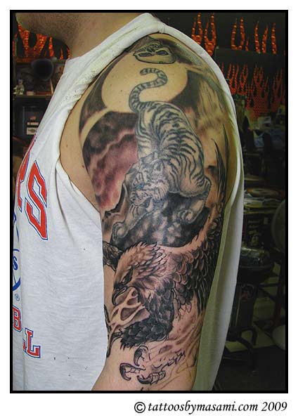 Dragon+tattoo+sleeve