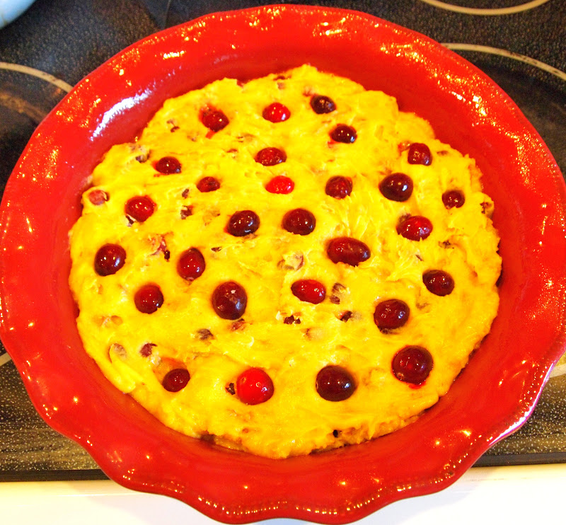 The Alchemist Easy No Crust Cranberry Pie