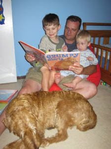 Even the dogs read in our family!
