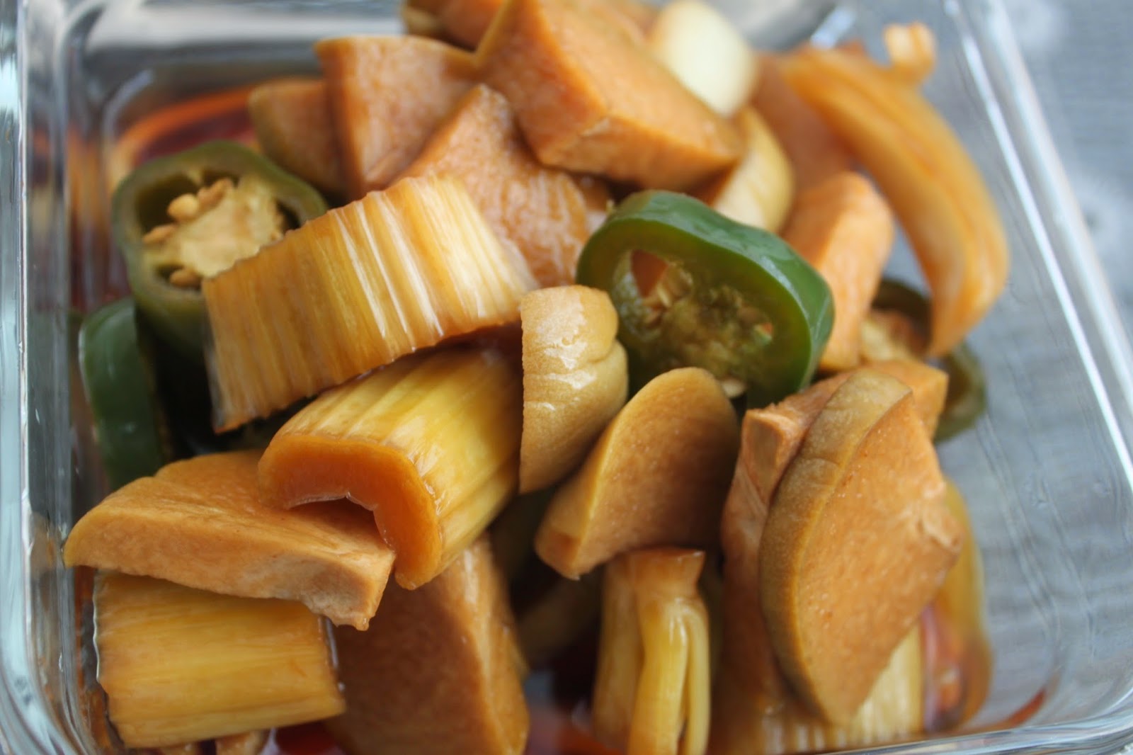 Chayote pickle Ms.J's Green Table