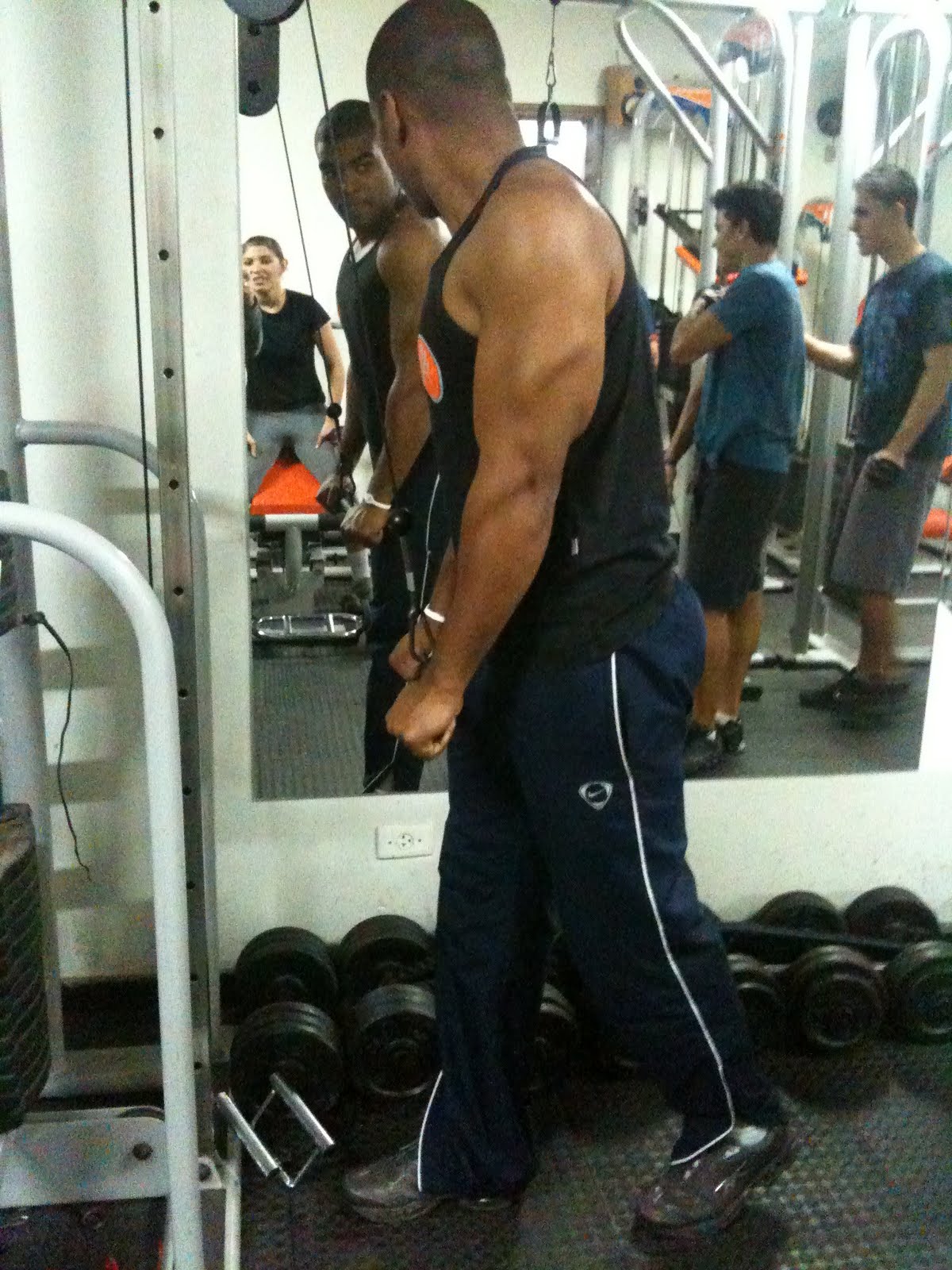 Treinando em dose DUPLA Tríceps Pulley