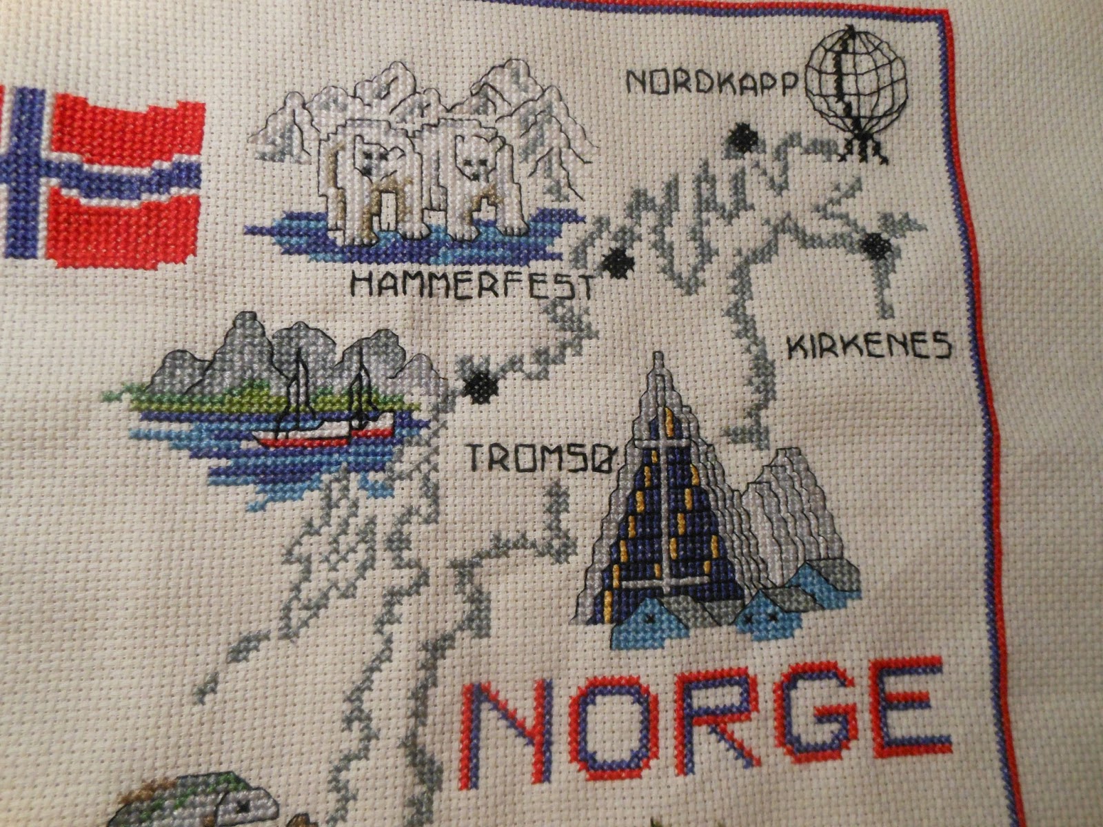 Make Mend Amend Make Norway CrossStitch
