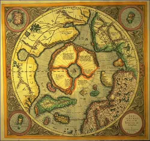 Irina McAuley's art: Old map (collection 2).